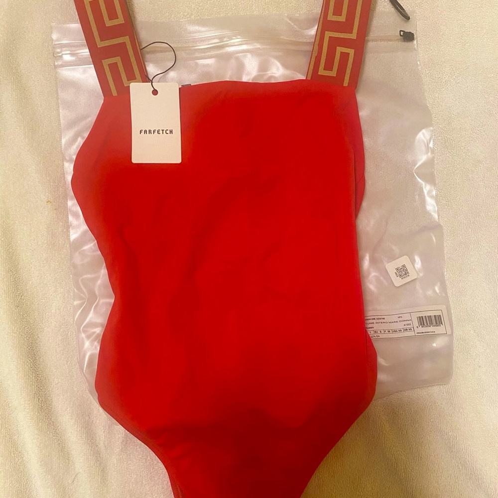 Brand New Versace Swimsuit GRECA BORDER ONE-PIECE SWIMSUIT